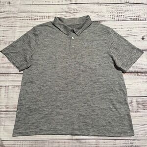 MLB‎ Rockies Genuine Merchandise Polo Shirt Gray Men's Size XXL